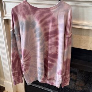 Knox Rose Purple and Gray Tie-Dye Sweatshirt size XL.  Listing #9161